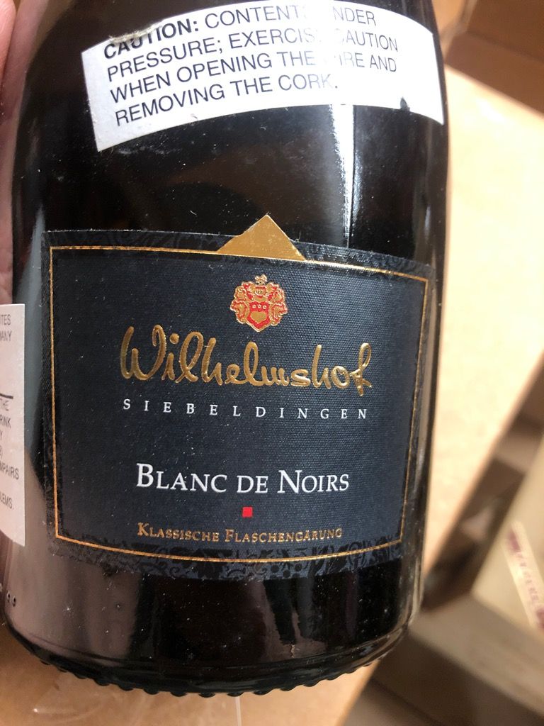 2014 Wilhelmshof Blanc de Noirs Sekt CellarTracker