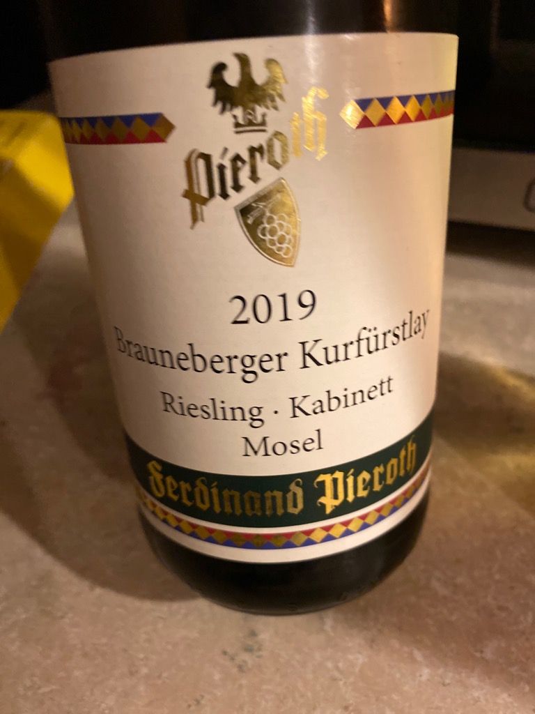 2019 Ferdinand Pieroth Brauneberger Kurfürstlay Riesling Kabinett