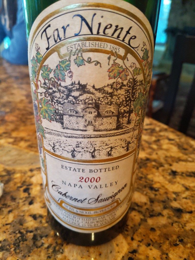 2000 Far Niente Cabernet Sauvignon Estate Napa Valley - CellarTracker