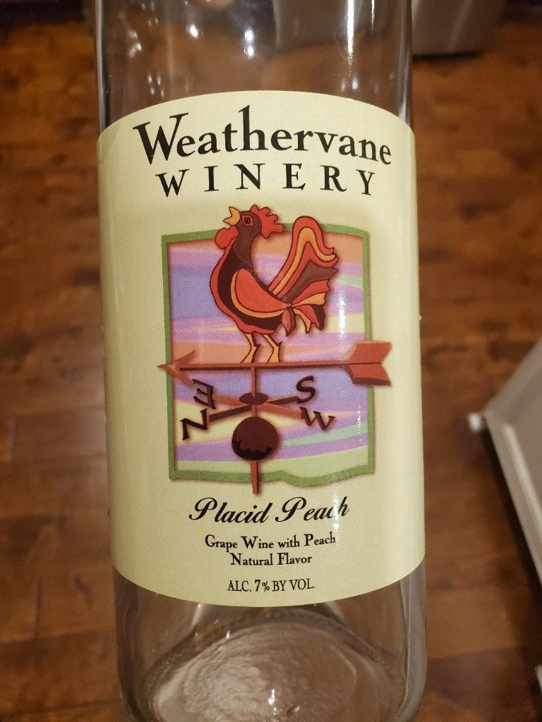 NV Weathervane Winery Placid Peach, USA, North Carolina, Yadkin Valley