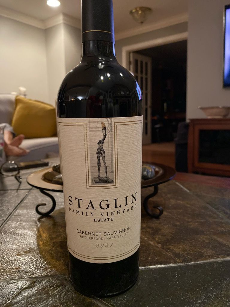 2021 Staglin Family Cabernet Sauvignon Estate - CellarTracker