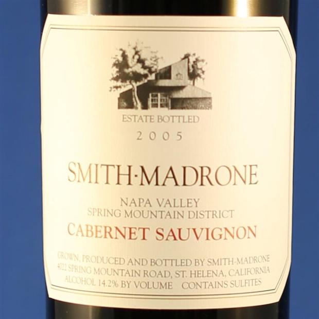 2005 Smith-Madrone Cabernet Sauvignon, USA, California, Napa Valley ...