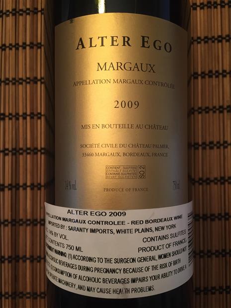 2010 Château Palmer Alter Ego - CellarTracker