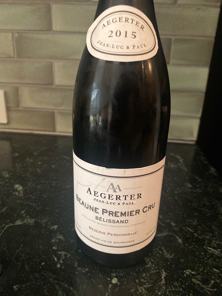 2019 Jean Luc Et Paul Aegerter Beaune 1er Cru Les Greves Réserve ...