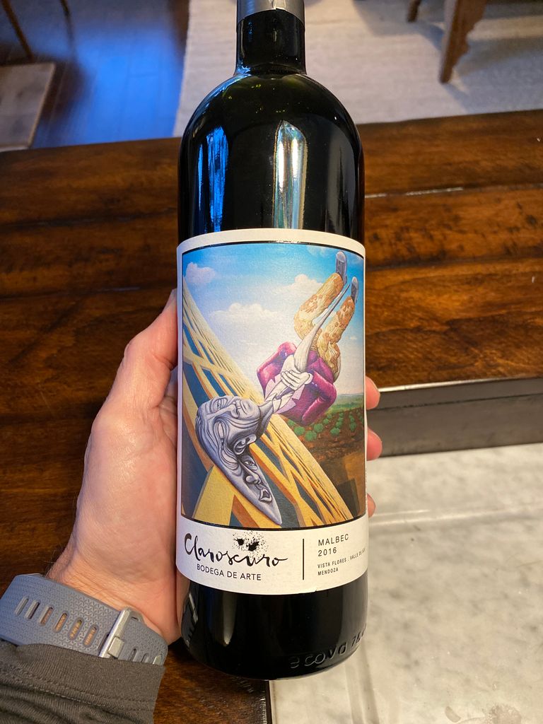 2015 Claroscuro Bodega de Arte Malbec, Argentina, Mendoza, Valle 