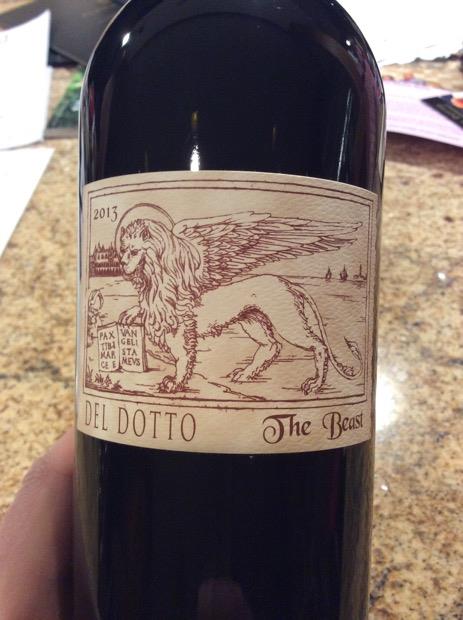 2013 Del Dotto Cabernet Sauvignon The Beast Usa California Napa Valley Cellartracker