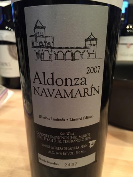 2007 Aldonza Vino de la Tierra de Castilla y León Navamarin Limited