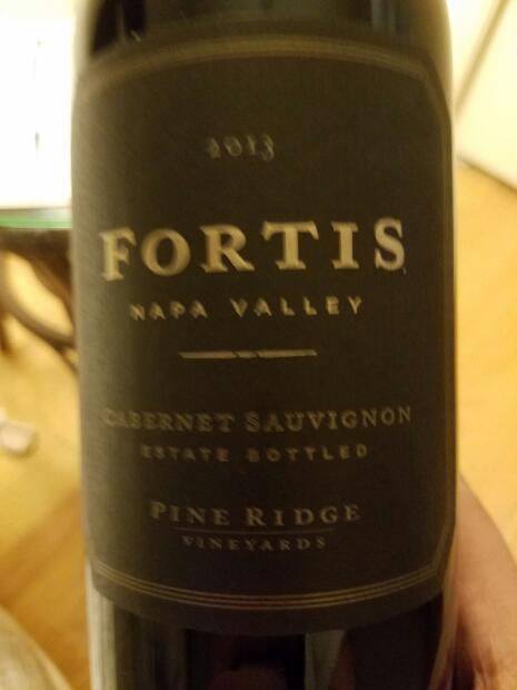 2013 Pine Ridge Vineyards Cabernet Sauvignon Fortis, USA ...