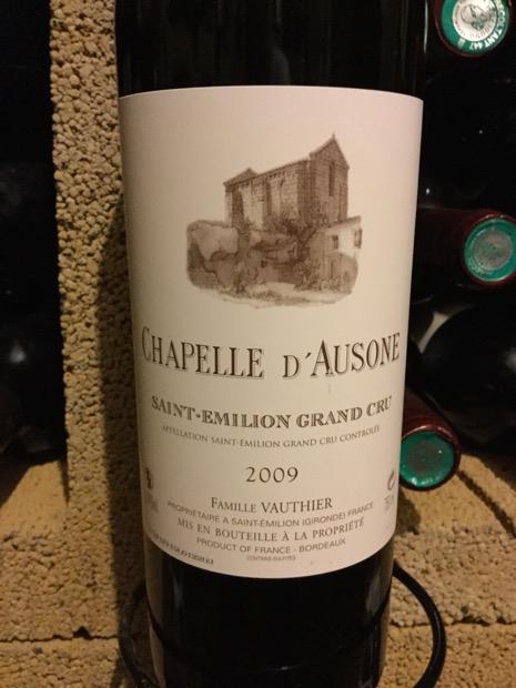 2009 Chapelle d'Ausone - CellarTracker