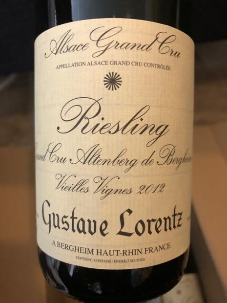 1999 Gustave Lorentz Riesling Altenberg de Bergheim 1999 Gustave Lorentz Riesling Altenberg de Bergheim