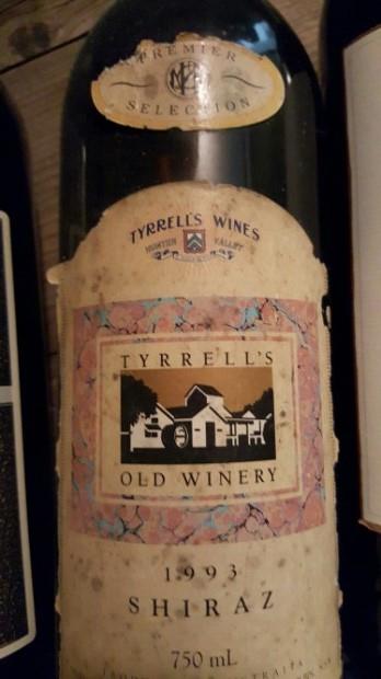 Tyrrell's Wines 1993 シラーズ 750ml Tyrrells Old Winery Shiraz 750ml - OurCellar.com.au