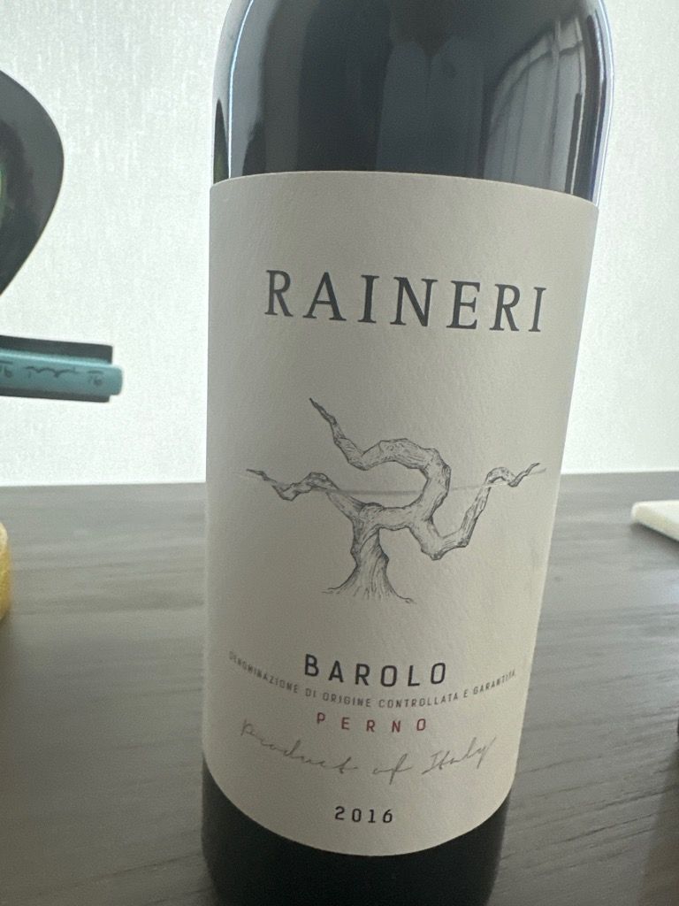2016 Fratelli Raineri Barolo Monforte Santo Stefano di Perno, Italy ...