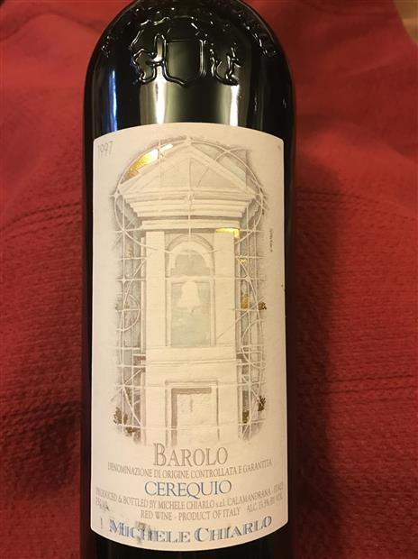 2016 Michele Chiarlo Barolo Riserva Cerequio CellarTracker