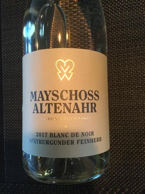 2021 Winzergenossenschaft Mayschoss Altenahr Sp tburgunder Blanc