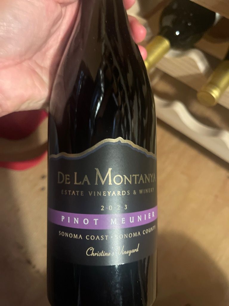 2023 De La Montanya Pinot Meunier, USA, California, Sonoma County ...