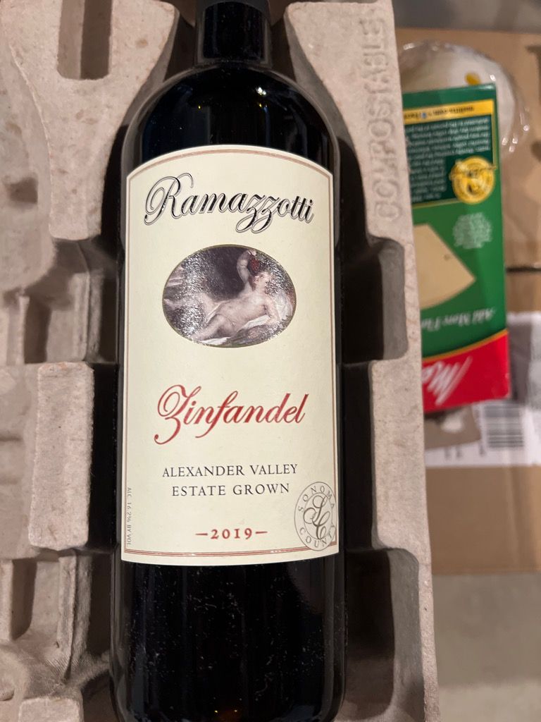 2019 Ramazzotti Wines Zinfandel, USA, California, Sonoma County