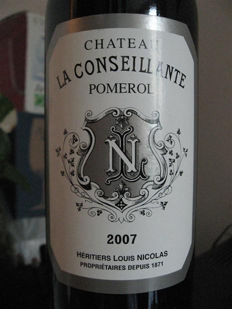 2007 Château La Conseillante - CellarTracker