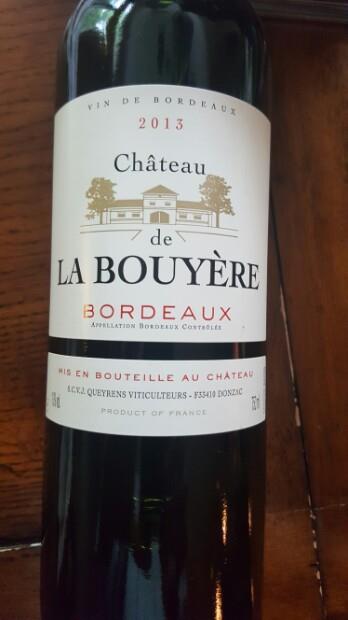 Chateau de La bouyere bordeaux 2012 (649185005594)