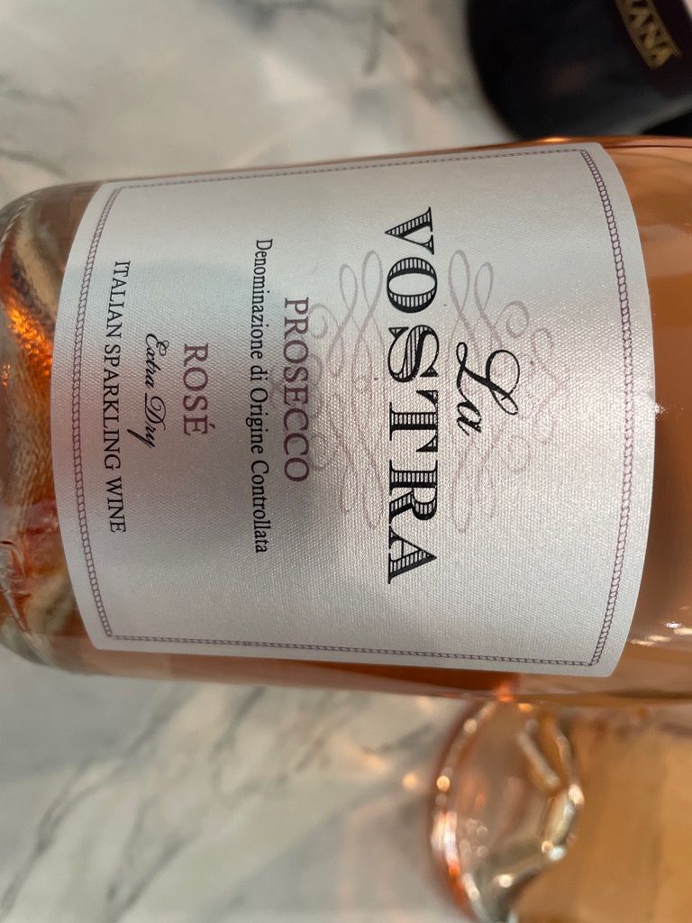 NV La Vostra Prosecco Extra Dry Rosé, Italy, / FriuliVenezia