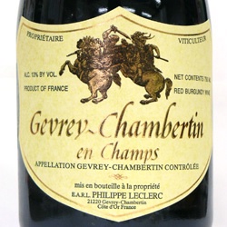 2009 Philippe Leclerc Gevrey-Chambertin en Champs - CellarTracker