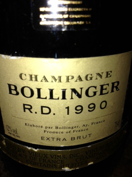 1990 Bollinger Champagne R.D. Extra Brut - CellarTracker
