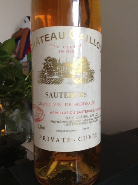 1981 Château Caillou Private Cuvée - CellarTracker