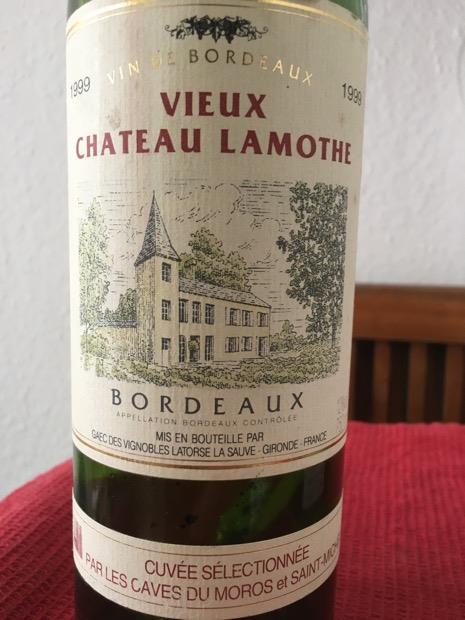 1994 Vieux Château Lamothe - CellarTracker