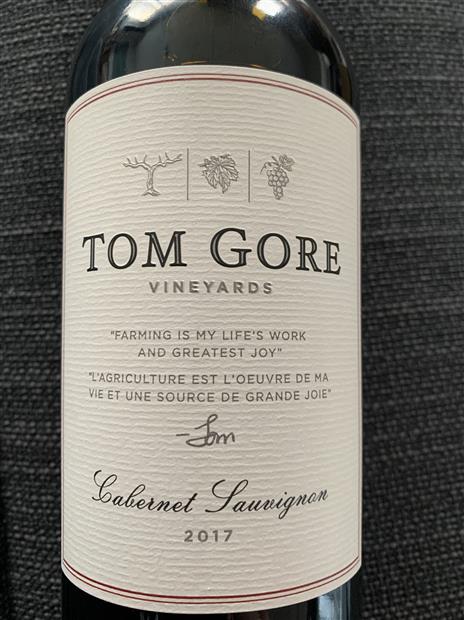 Tom gore outlet wine