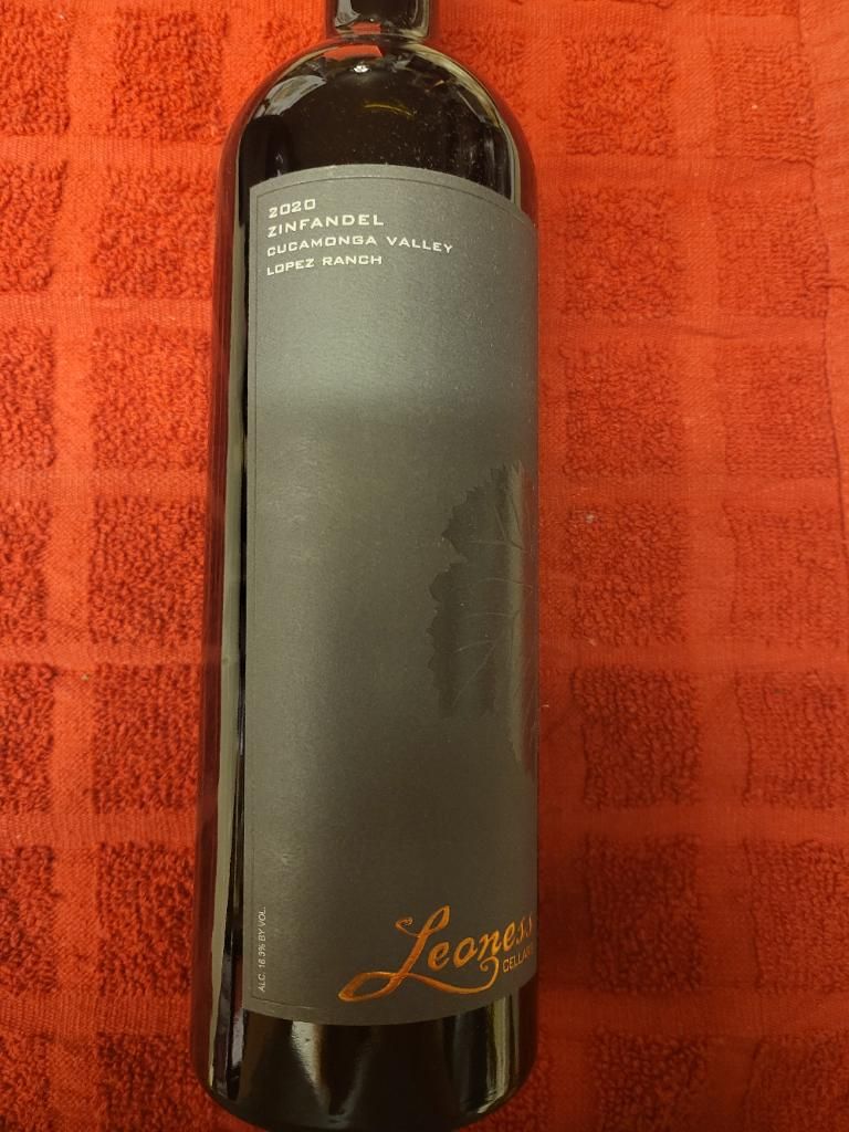2020 Leoness Cellars Zinfandel Lopez Ranch, USA, California, South ...