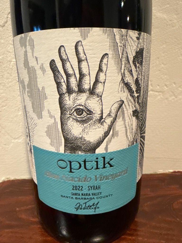 2021 Optik Syrah Bien Nacido Vineyard - CellarTracker