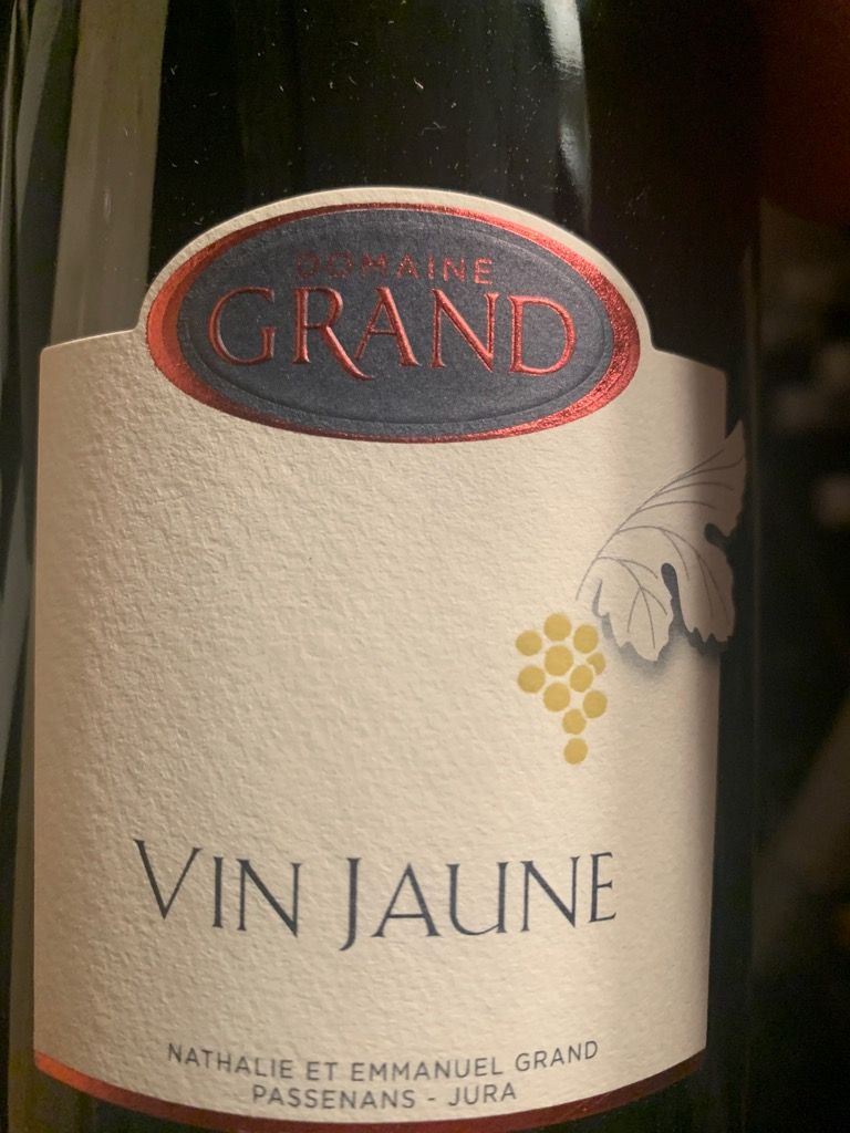 2013 Domaine Grand Côtes Du Jura Vin Jaune France Jura Côtes Du Jura