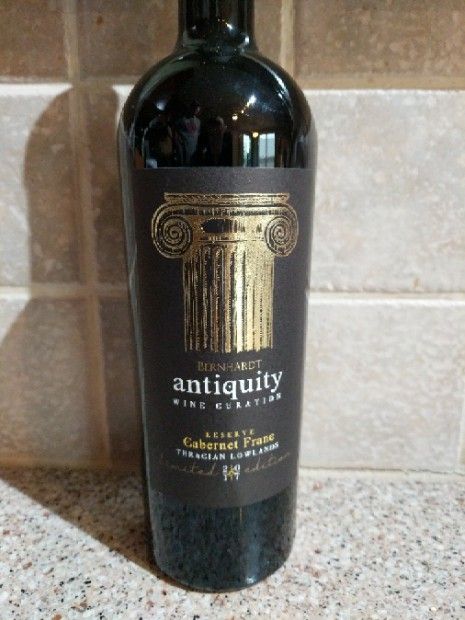 2017 Bernhardt Winery Cabernet Franc Antiquity Wine Curation Thracian ...