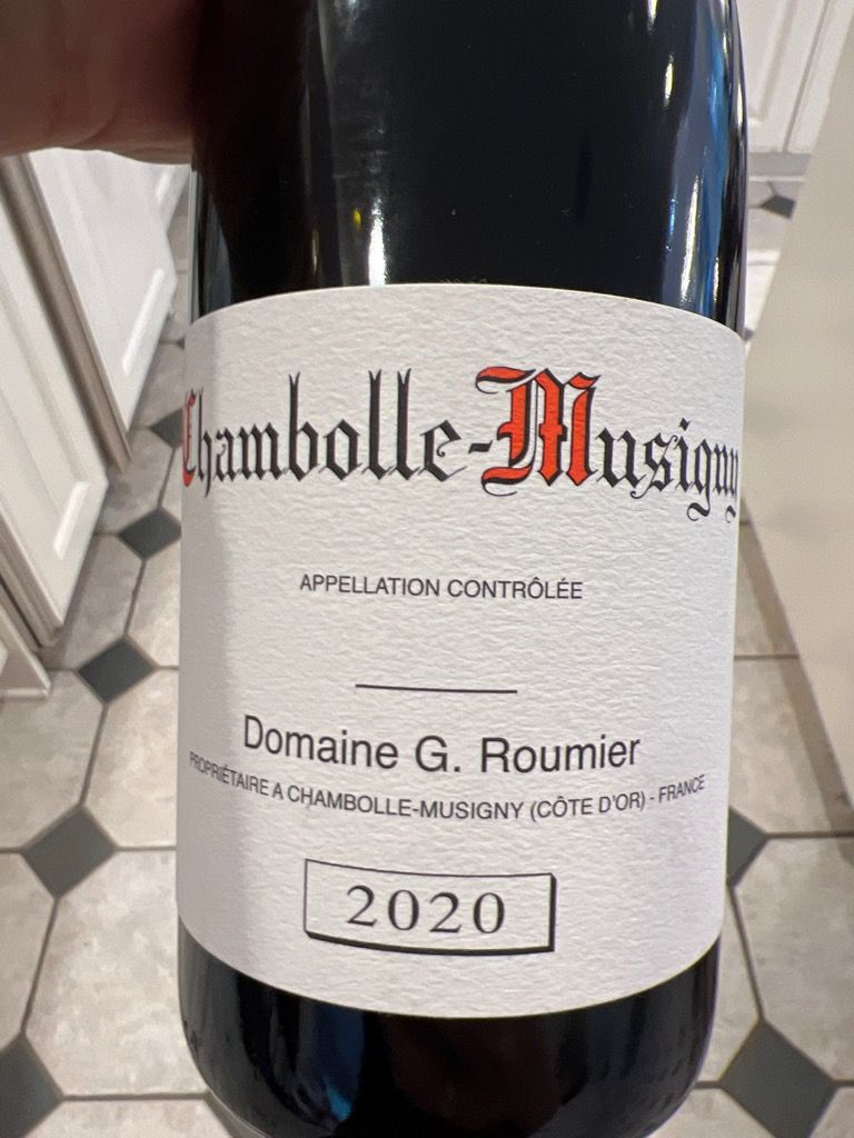 Domaine G. Roumier シャボール・ミュジニー 2020 2020 Domaine G. Roumier / Christophe Roumier Chambolle