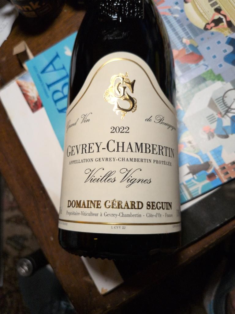 2022 Gérard Seguin Gevrey-Chambertin Vieilles Vignes - CellarTracker