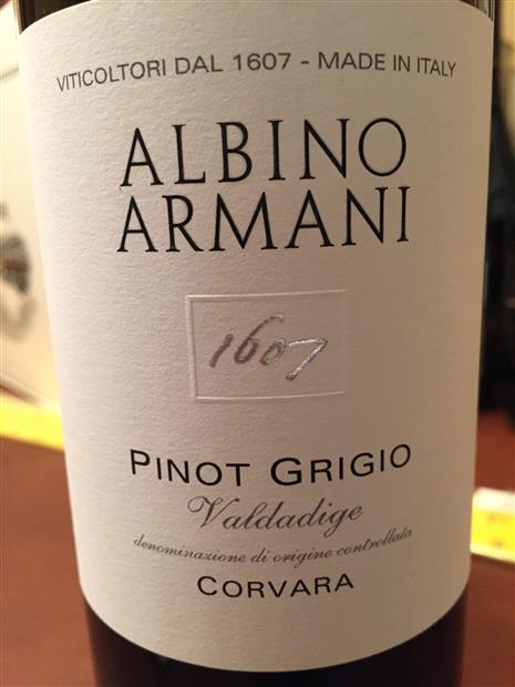 2013 Albino Armani Pinot Grigio Corvara, Italy, Trentino-Alto Adige,  Trentino, Valdadige - CellarTracker
