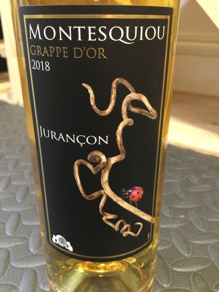 2018 Domaine de Montesquiou Jurançon Grappe d'Or, France, Southwest ...