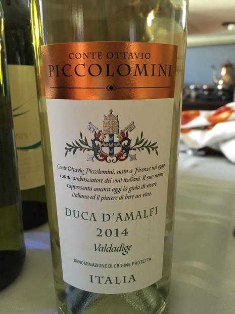 2014 Conte Ottavio Piccolomini d'Aragona Valdadige Duca d'Amalfi, Italy ...