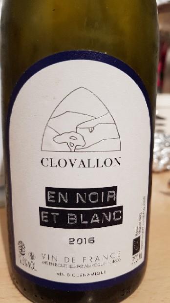 2017 Domaine de Clovallon Vin de France En noir et blanc