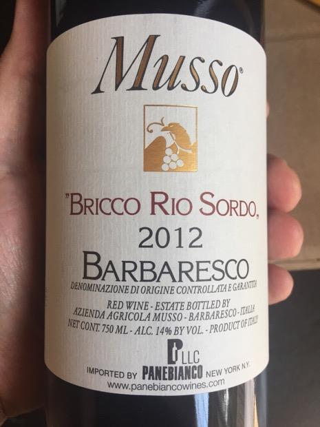 Musso Italy. Sign 2021 Musso Barbaresco Bricco Rio Sordo, Italy, Piedmont, Langhe ...