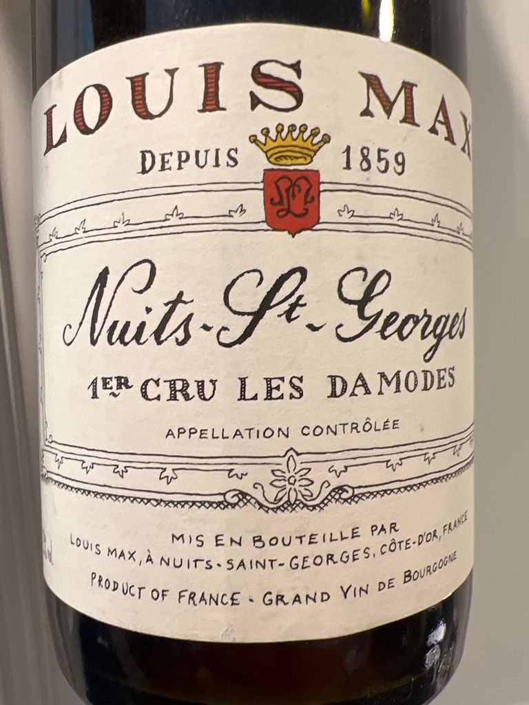 2010 Louis Max Nuits-Saint-Georges 1er Cru Les Damodes, France ...
