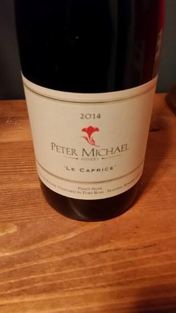2017 Peter Michael Pinot Noir Le Caprice - CellarTracker