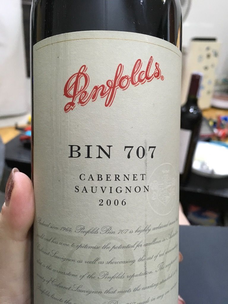 2006 Penfolds Cabernet Sauvignon Bin 707 - CellarTracker