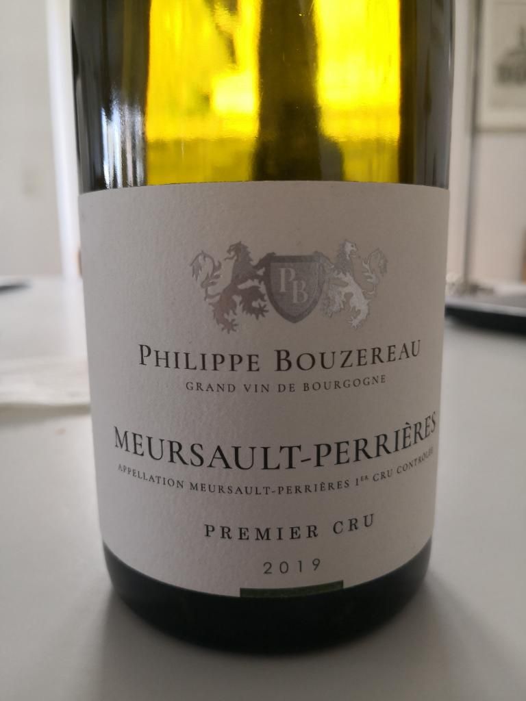 2022 Philippe Bouzereau Meursault 1er Cru Les Perrières