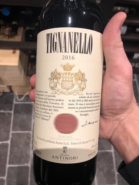 2016 Antinori Tignanello Toscana IGT, Italy, Tuscany, Toscana IGT ...