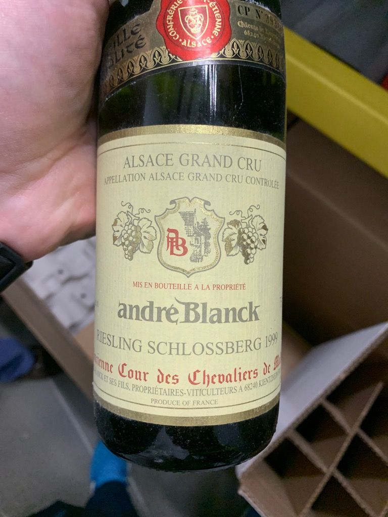 1999 André Blanck Riesling Schlossberg - CellarTracker