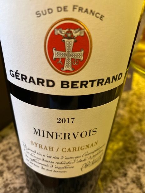 2017 Gérard Bertrand Minervois Syrah-Carignan, France, Languedoc ...