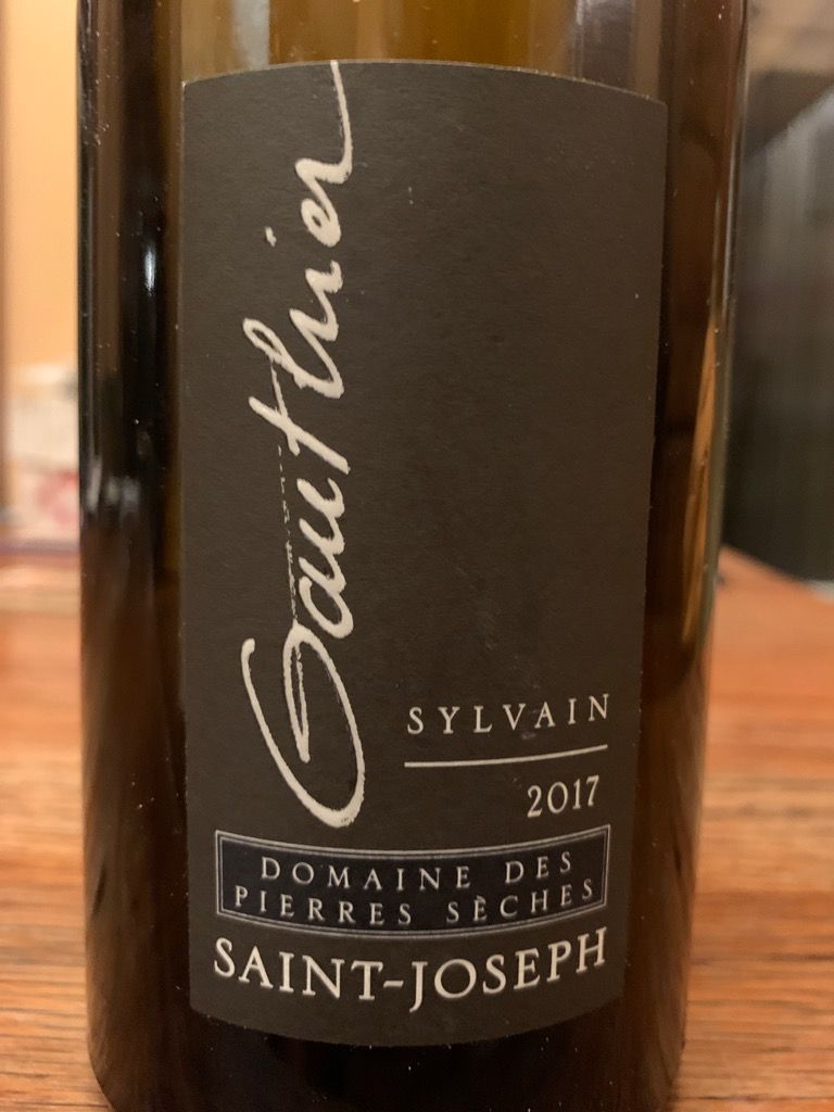 2017 Domaine des Pierres Seches St. Joseph Blanc, France, Rhône