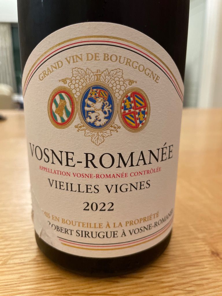 Vosne-Romanée 2022 Robert Sirugue Robert Sirugue Vosne-Romanée | Vivino English