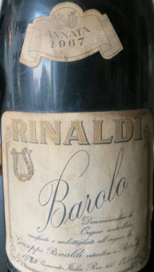 1967 Giuseppe Rinaldi Barolo - CellarTracker