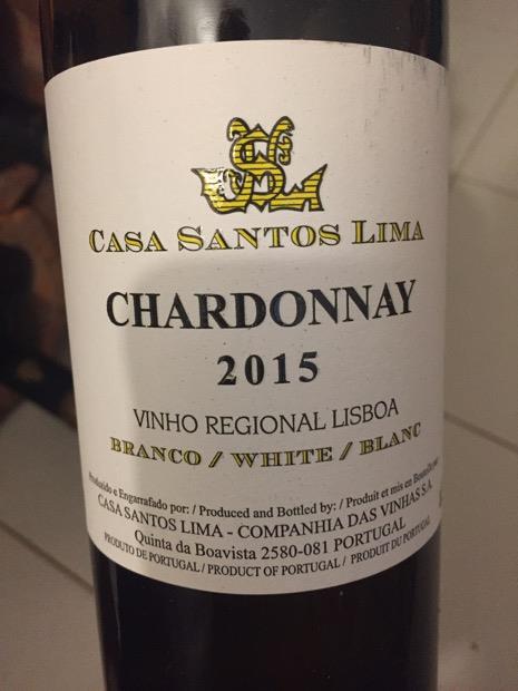 2017 Casa Santos Lima Chardonnay, Portugal, Lisboa, Vinho Regional ...